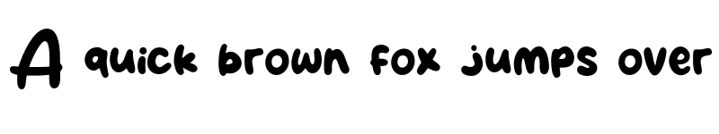 Preview of CoffeCake Regular font