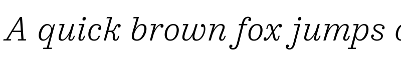 Preview of CoFo Robert Light Italic font