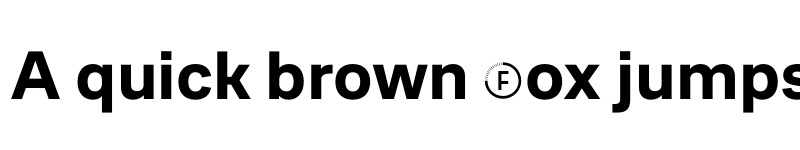 Preview of CoFo Sans Bold font