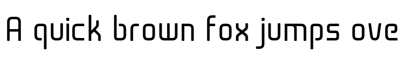 Preview of Cogan Curved Regular font