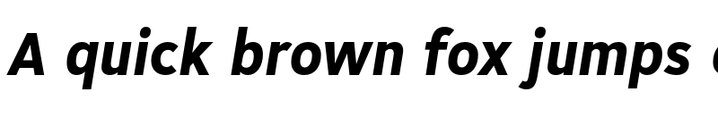 Preview of Cogito Black Italic font