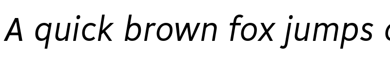 Preview of Cogito Italic font