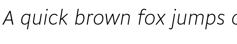 Preview of Cogito Light Italic font