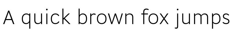 Preview of Cogito Light font