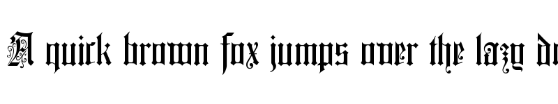 Preview of Colchester Black font