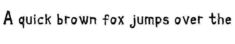 Preview of Coldbringer KG Normal font