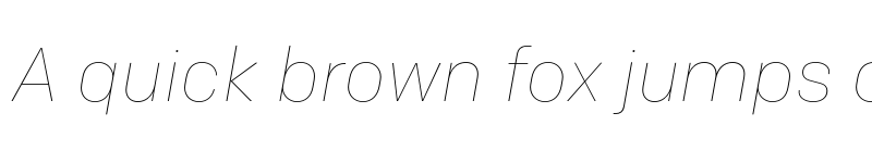 Preview of Colfax Thin Italic font