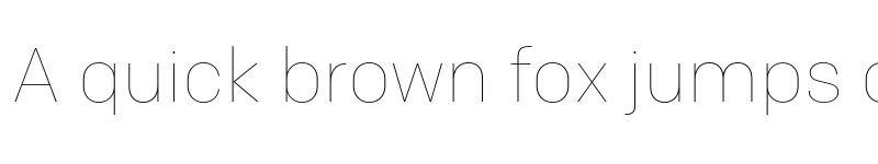 Preview of Colfax Thin font