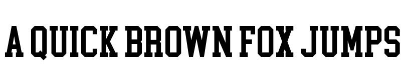 Preview of College Block 2.0 Regular font