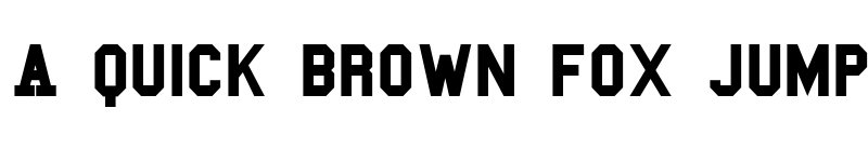 Preview of College Bold font