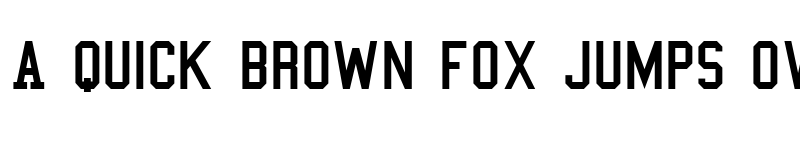 Preview of College Semi-condensed Regular font