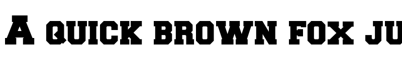 Preview of CollegiateBlackFLF Regular font