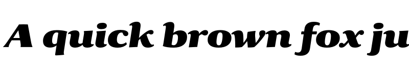 Preview of Collier Black Italic font