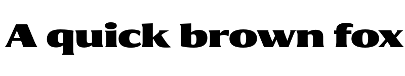 Preview of Collier Extra Black font