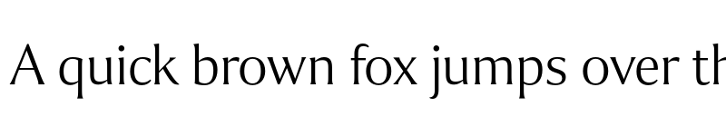 Preview of Collier Thin font