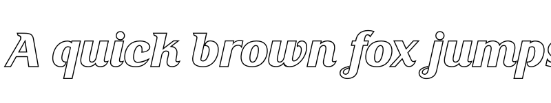 Preview of Collins Butter Hollow Regular font