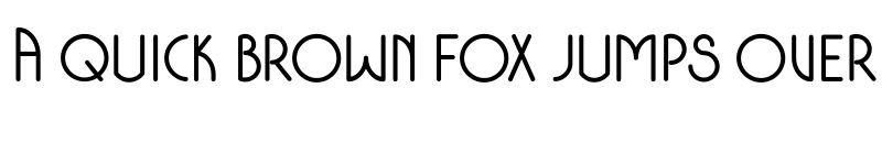 Preview of Colonia Deco Uppercase Bold font