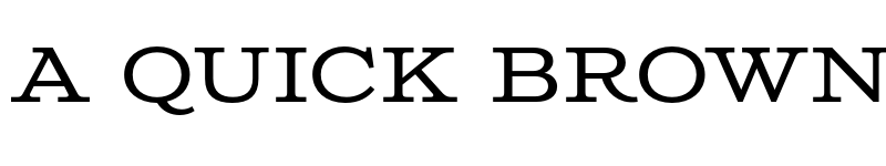 Preview of Columbia Titling Standard font