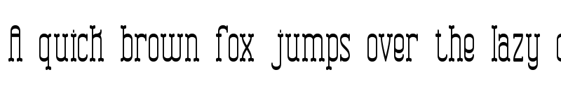 Preview of Combustion Tall BRK Normal font