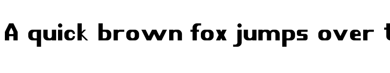 Preview of Com?die Regular font