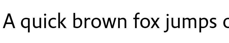 Preview of Comenia Sans Regular font