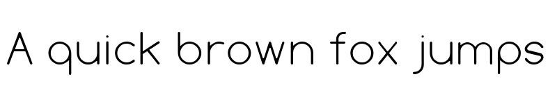 Preview of Comfortaa Thin font