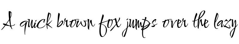 Preview of Comforter Regular font