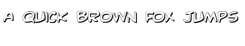 Preview of Comic Book Commando 3D 3D font