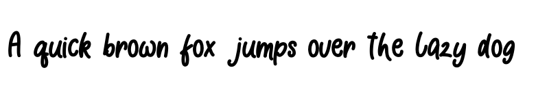 Preview of Comic Boys Regular font