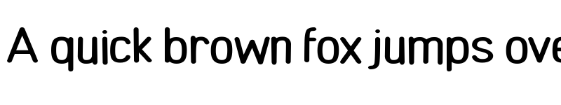 Preview of Comic Khazi Regular font