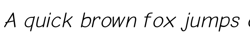 Preview of Comic Neue Oblique font