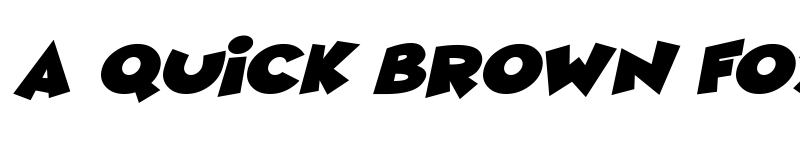 Preview of Comic Queens Italic font