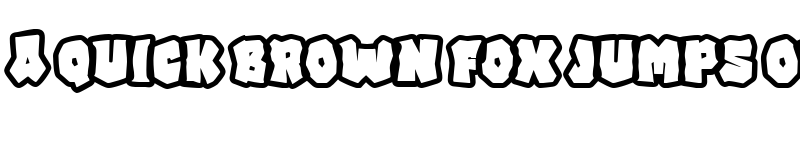 Preview of Comic Stone Outline font