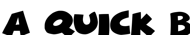 Preview of Comical Cartoon Regular font