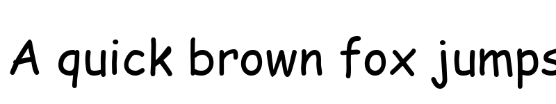 Preview of ComicSansMSW05-Regular Regular font