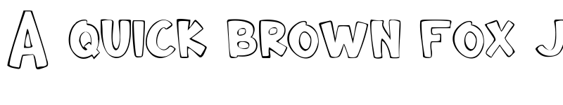 Preview of Comik Demo Outline font