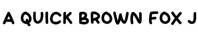 Preview of COMIKAN Regular font