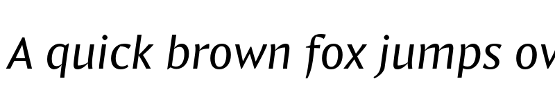 Preview of Comma Base Italic font