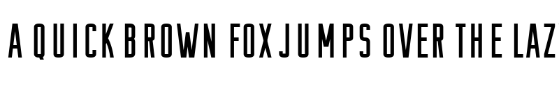 Preview of Comma Condensed font