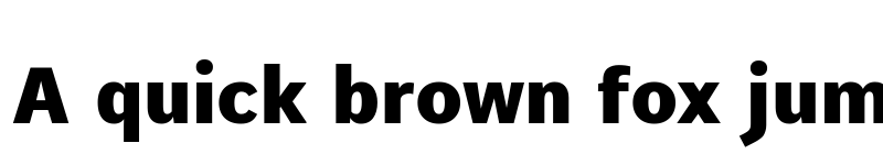 Preview of Comme Heavy font