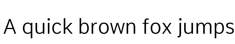 Preview of Comme Light font