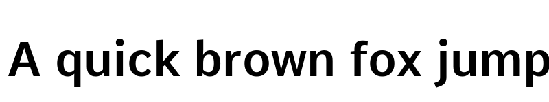 Preview of Comme SemiBold font