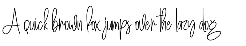 Preview of Commingsoon Regular font