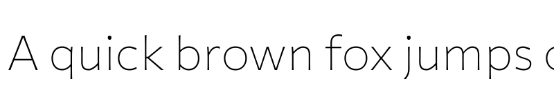 Preview of Commissioner Flair Thin font