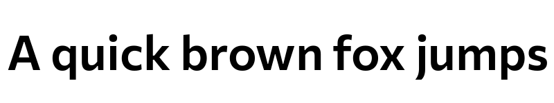 Preview of Commissioner SemiBold font