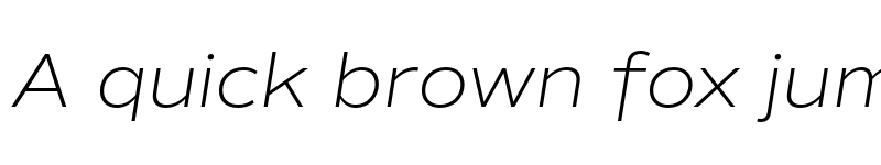 Preview of Commuters Sans ExtraLight Italic font