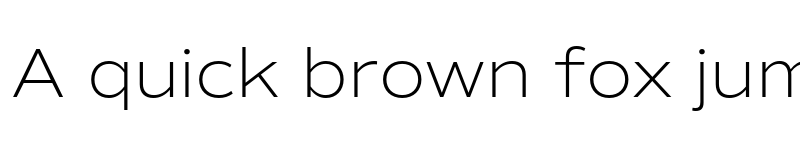 Preview of Commuters Sans ExtraLight font