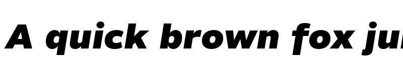 Preview of Commuters Sans Heavy Italic font