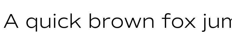 Preview of Commuters Sans Light font