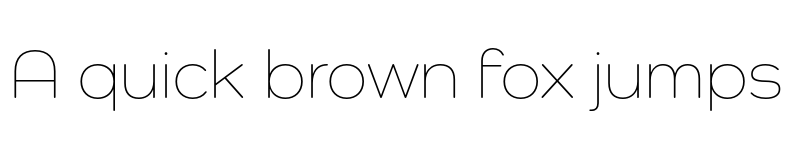 Preview of Como ExtraLight font